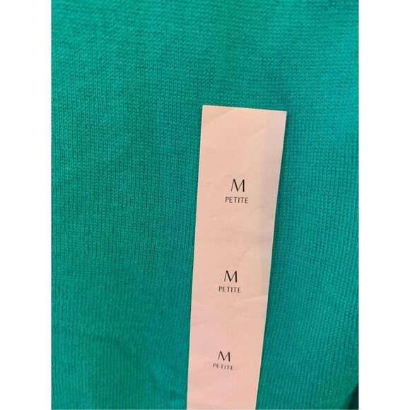 BANANA REPUBLIC CARDIGAN GREEN LONG SLEEVE BUTTON UP POCKETS PREPPY SZ M NWT - Picture 3 of 12